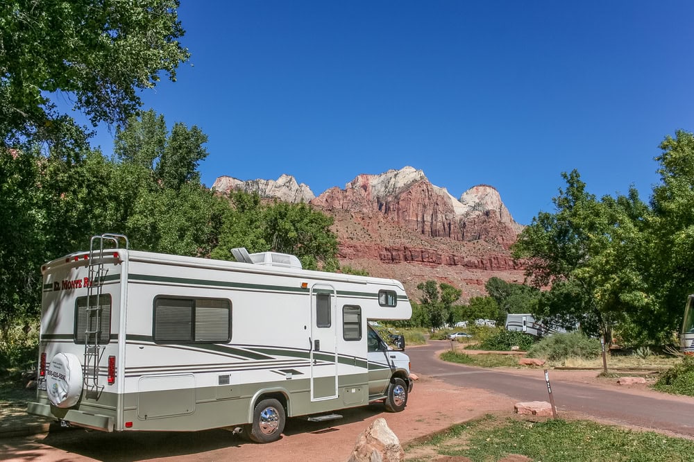 Recreational RV at RV Park