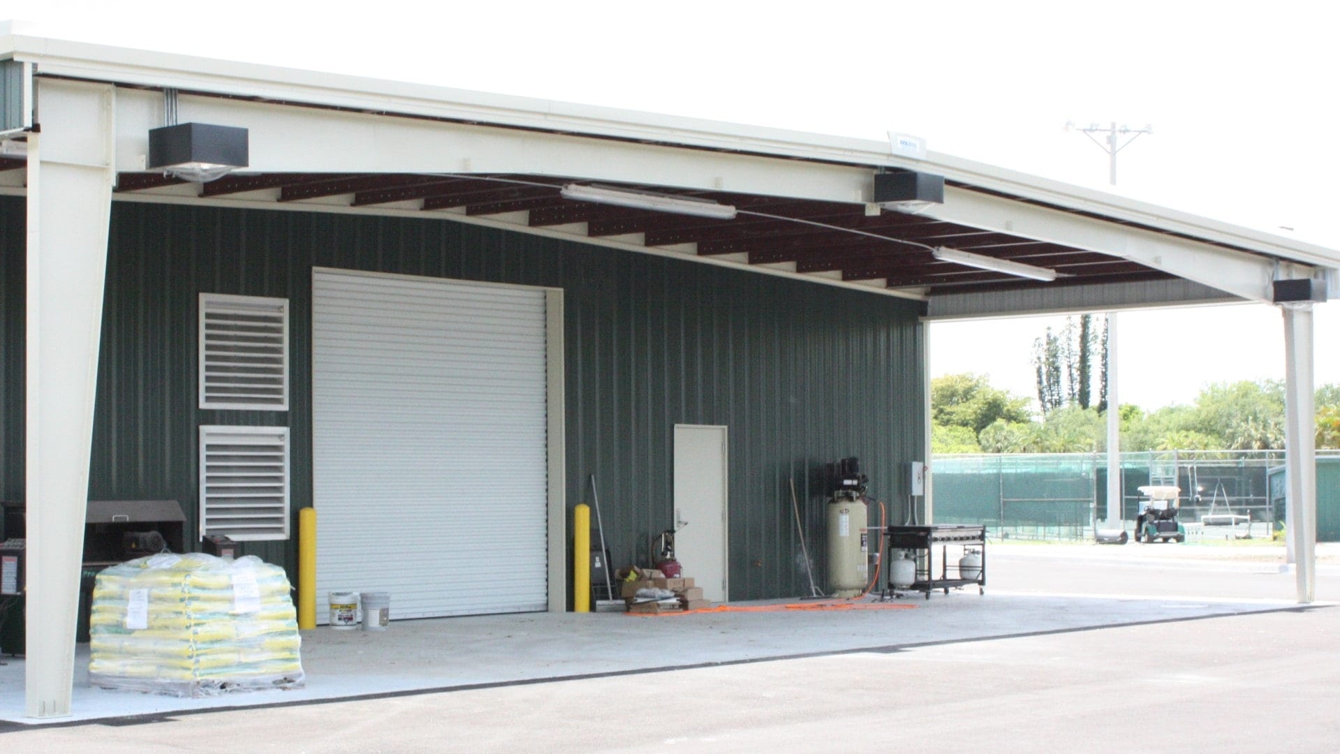 Lago Mar Golf Maintenance Steel Building