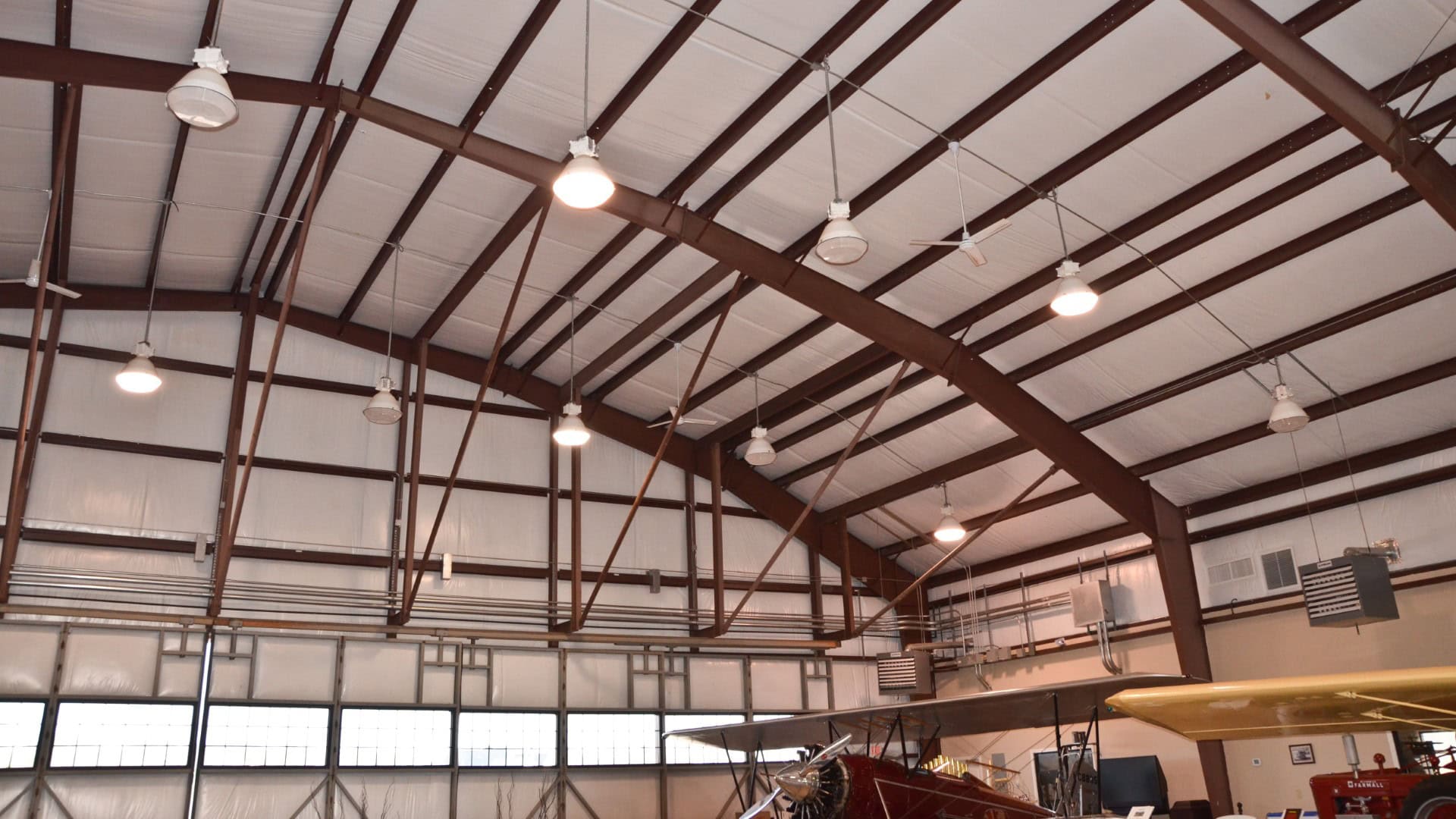 Insulated Steel Airplane Hangar Museum