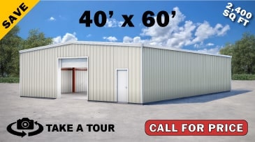 40 x 40 metal building kit cost