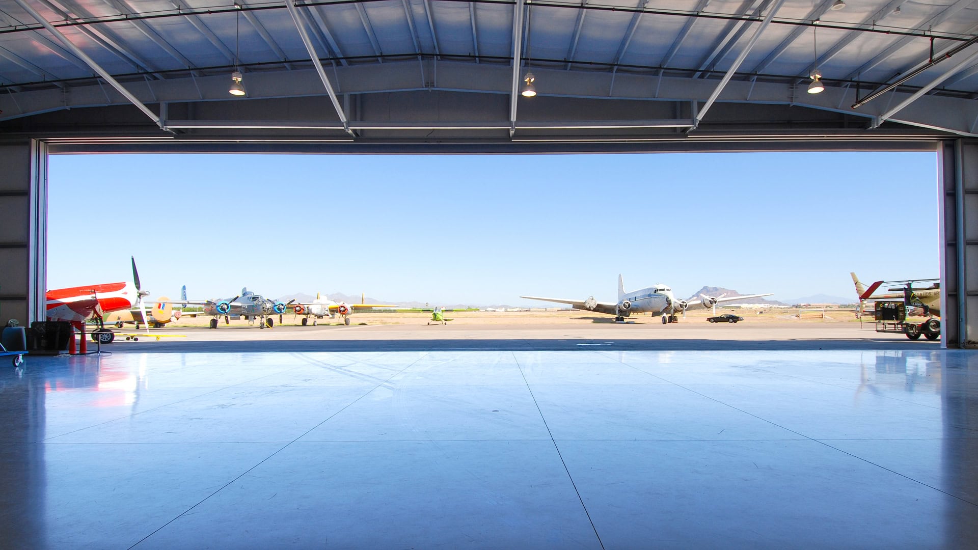 Steel Aircraft Hangar