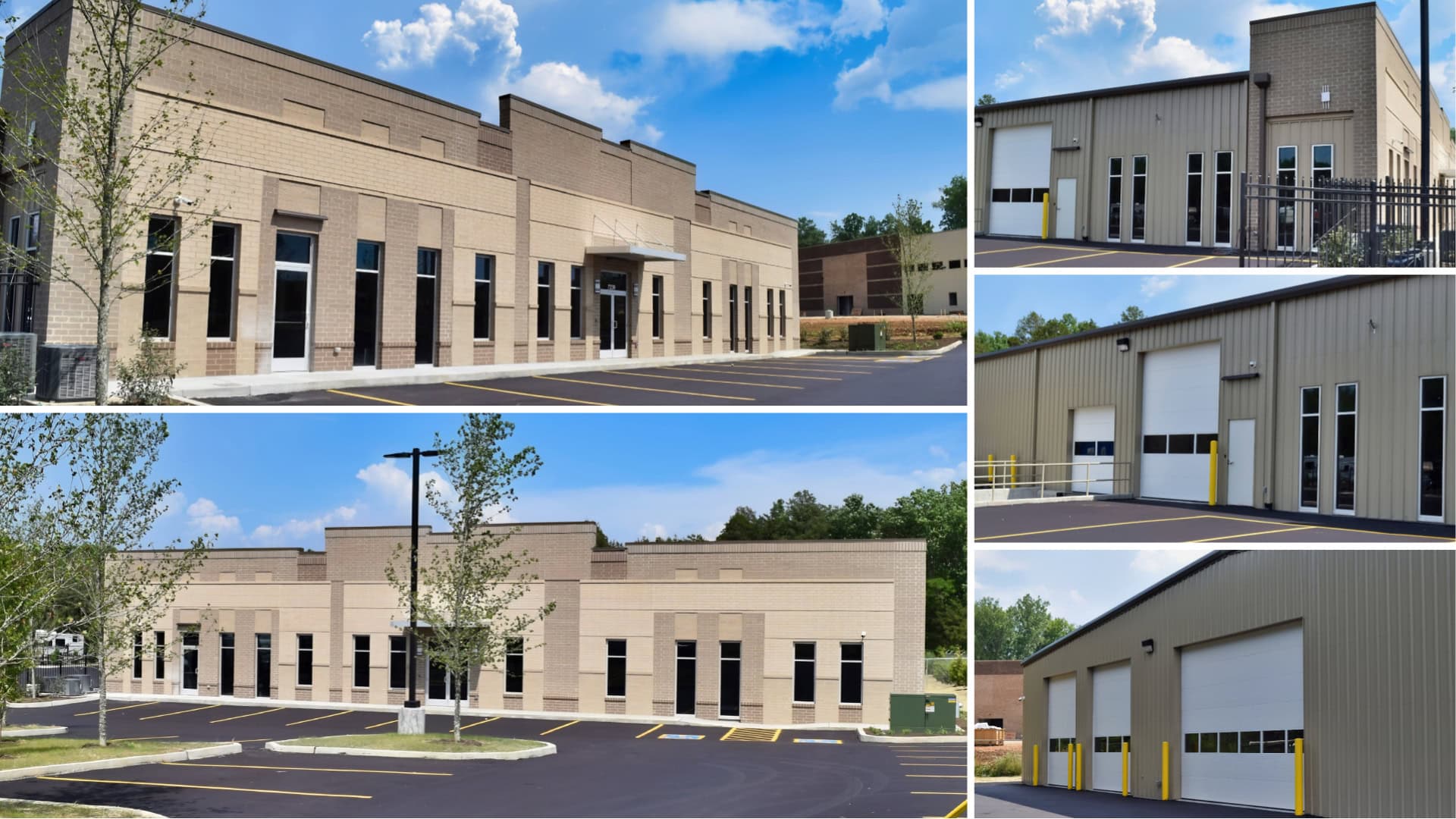 Commercial Steel Building Project Spotlight Showroom Project Spotlight Collage